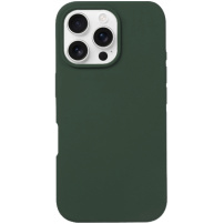 Silikonový kryt s MagSafe pro iPhone 16 Pro - tmavě zelený