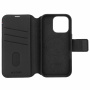 Decoded Detachable Wallet 2v1 odnímatelné flipové pouzdro pro iPhone 16 Pro - černé