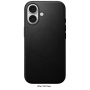 Nomad Modern Leather kožený kryt s MagSafe pro iPhone 16 - černý