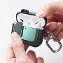Super odolný obal s karabinou pro AirPods 4 / 5 - tmavě modrý