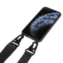 Matný kryt s nastavitelným popruhem pro iPhone 11 Pro - černý