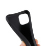 Matný kryt s nastavitelným popruhem pro iPhone 11 Pro - černý