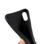 Matný kryt s nastavitelným popruhem pro iPhone XS Max - černý