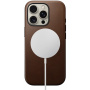 Nomad Modern Leather kožený kryt s MagSafe pro iPhone 16 Pro - hnědý
