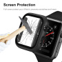 Matné pouzdro s tvrzeným sklem pro Apple Watch 46mm - růžové