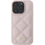 Guess Quilted kryt pro iPhone 16 Pro - růžový
