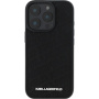 Karl Lagerfeld Quilted Pattern kryt pro iPhone 16 Pro - černý