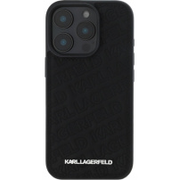 Karl Lagerfeld Quilted Pattern kryt pro iPhone 16 Pro - černý