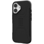 UAG Civilian odolný kryt s MagSafe pro iPhone 16 - černý