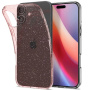 Spigen Liquid Crystal Glitter třpytivý kryt pro iPhone 16 - růžový