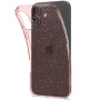 Spigen Liquid Crystal Glitter třpytivý kryt pro iPhone 16 - růžový