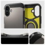 Spigen Tough Armor odolný kryt se stojánkem a MagSafe pro iPhone 16 - tmavě šedý