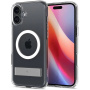 Spigen Ultra Hybrid S transparentní kryt se stojánkem a MagSafe pro iPhone 16 - čirý