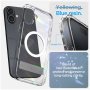 Spigen Ultra Hybrid S transparentní kryt se stojánkem a MagSafe pro iPhone 16 - čirý