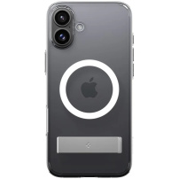 Spigen Ultra Hybrid S transparentní kryt se stojánkem a MagSafe pro iPhone 16 - čirý