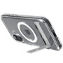 Spigen Ultra Hybrid S transparentní kryt se stojánkem a MagSafe pro iPhone 16 - čirý