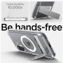 Spigen Ultra Hybrid S transparentní kryt se stojánkem a MagSafe pro iPhone 16 Plus - čirý