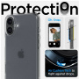 Spigen Ultra Hybrid matný transparentní kryt pro iPhone 16 - čirý