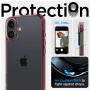 Spigen Ultra Hybrid transparentní kryt pro iPhone 16 - růžový