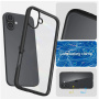 Spigen Ultra Hybrid matný transparentní kryt s barevným rámečkem pro iPhone 16 Plus - černý