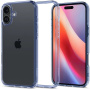 Spigen Ultra Hybrid transparentní kryt s barevným rámečkem pro iPhone 16 Plus - modrý