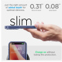 Spigen Ultra Hybrid transparentní kryt s barevným rámečkem pro iPhone 16 Plus - modrý