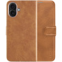 FIXED Opus flipové pouzdro pro iPhone 16 Plus - hnědé