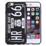 Stylový ochranný kryt / obal pro Apple iPhone 6S / 6 - Route 66 - černý