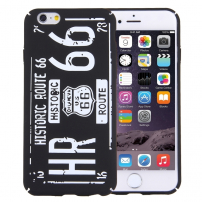 Stylový ochranný kryt / obal pro Apple iPhone 6S / 6 - Route 66 - černý