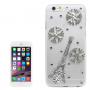 Luxusní kryt / obal s kamínky ve stylu diamantu pro Apple iPhone 6S / 6 - Eiffelova věž