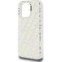 Karl Lagerfeld IML Electroplated Repeated Logo kryt pro iPhone 16 Pro - zlatý