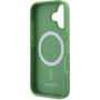 Lacoste Iconic Petit Pique Woven Logo kryt s MagSafe pro iPhone 16 - zelený