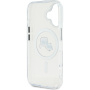 Karl Lagerfeld IML K&CH Heads Metal Frame kryt s MagSafe pro iPhone 16 - čirý