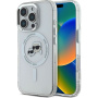 Karl Lagerfeld IML K&CH Heads Metal Frame kryt s MagSafe pro iPhone 16 Pro - čirý