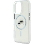 Karl Lagerfeld IML K&CH Heads Metal Frame kryt s MagSafe pro iPhone 16 Pro - čirý