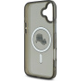 Karl Lagerfeld IML K&CH Heads Metal Frame kryt s MagSafe pro iPhone 16 - šedý