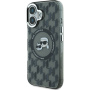 Karl Lagerfeld IML Monogram K&CH Heads kryt s MagSafe pro iPhone 16 - černý