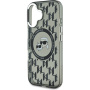Karl Lagerfeld IML Monogram K&CH Heads kryt s MagSafe pro iPhone 16 - černý