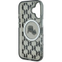 Karl Lagerfeld IML Monogram K&CH Heads kryt s MagSafe pro iPhone 16 - černý