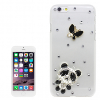 Luxusní kryt / obal s kamínky ve stylu diamantu pro Apple iPhone 6S / 6 - panda