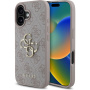 Guess 4G Metal Logo kryt pro iPhone 16 Plus - růžový