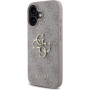 Guess 4G Metal Logo kryt pro iPhone 16 Plus - růžový