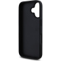 Guess 4G Triangle Metal Logo kryt pro iPhone 16 - černý