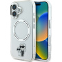 Karl Lagerfeld IML Karl and Choupette kryt s MagSafe pro iPhone 16 Plus - čirý