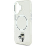 Karl Lagerfeld IML Karl and Choupette kryt s MagSafe pro iPhone 16 Plus - čirý