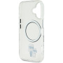 Karl Lagerfeld IML Karl and Choupette kryt s MagSafe pro iPhone 16 Plus - čirý