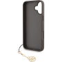 Guess 4G Charms kryt pro iPhone 16 - hnědý