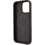 Guess 4G Small Metal Logo kryt s MagSafe pro iPhone 16 Pro Max - hnědý