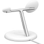 BELKIN Boost Charge Pro Qi2 3v1 magnetický bezdrátový stojánek pro iPhone / Apple Watch / AirPods - 15W - bílý