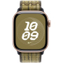 Originální Apple provlékací sportovní řemínek Nike pro Apple Watch 42mm / 41mm / 40mm / 38mm - zelenošedý
